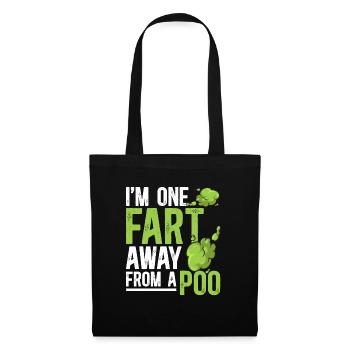 fart farting farting farting - Tote Bag - black - Front
