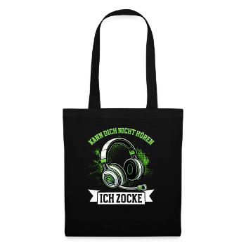 I can't hear you, I'm gaming - Tote Bag - black - Front