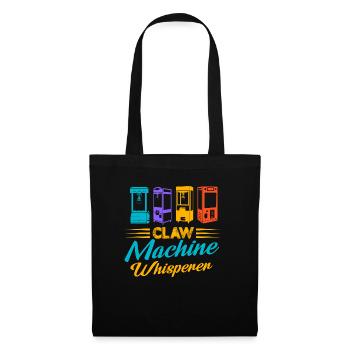 Claw Machine Whisperer Toy Grabber Crane Arcade - Tote Bag - black - Front