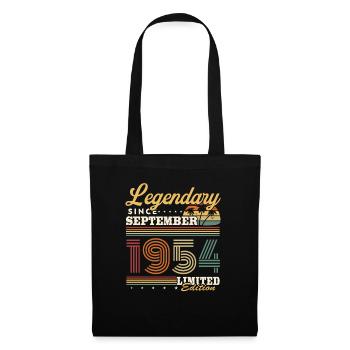 Legendary since September 1954 Vintage Birthday - Tote Bag - black - Front