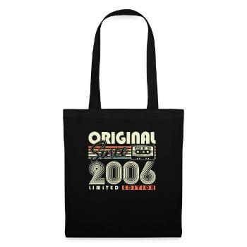 Original Since 2006 Vintage Birthday Gift - Tote Bag - black - Front