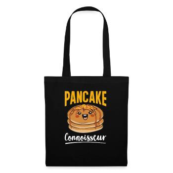Crêpes Petit-déjeuner Crêpes - Sac en tissu - noir - Devant