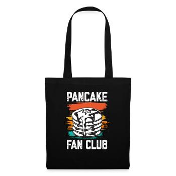Crêpes Petit-déjeuner Crêpes - Sac en tissu - noir - Devant