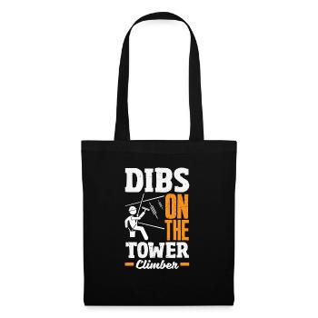 Tower Climber Technician Tower Worker - Tote Bag - black - Front