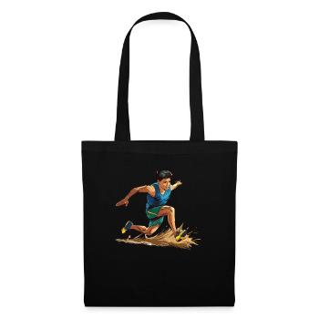 Athlétisme Jeux d’athlétisme - Sac en tissu - noir - Devant