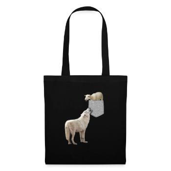 Wolf Reaching Sheep In Your Fake Pocket Funny - Tote Bag - black - Front