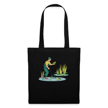 Frogs Catch Frog Hunter Frog Catcher - Tote Bag - black - Front