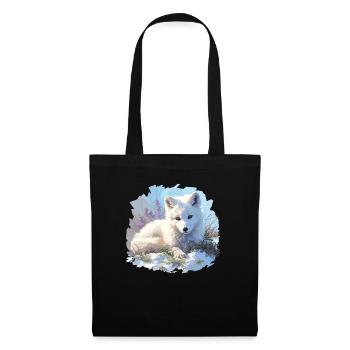 Arctic Fox Polarfüchse Polarfuchs - Tote Bag - black - Front