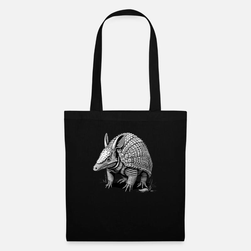 Armadillo Gürteltiere Gürteltier - Stoffbeutel - Schwarz
