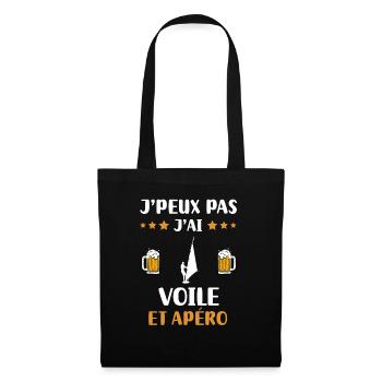I can't I sailed aperitif humor gift - Tote Bag - black - Front
