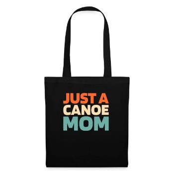 Canoë Canoéiste Juste une maman canoë - Sac en tissu - noir - Devant