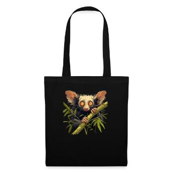 Aye-Aye Finger Animals Finger Animal - Sac en tissu - noir - Devant
