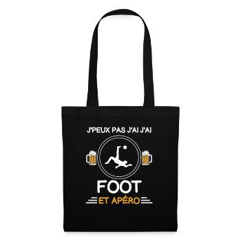I can't I have football aperitif footballer - Tote Bag - black - Front