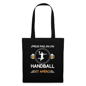 I can't I have handball aperitif handball - Tote Bag - black - Front