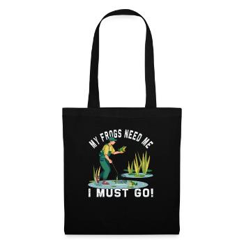 Frogs Catch Frog Hunter Frog Catcher - Tote Bag - black - Front