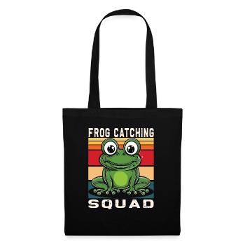 Frogs Catch Frog Hunter Frog Catcher - Tote Bag - black - Front