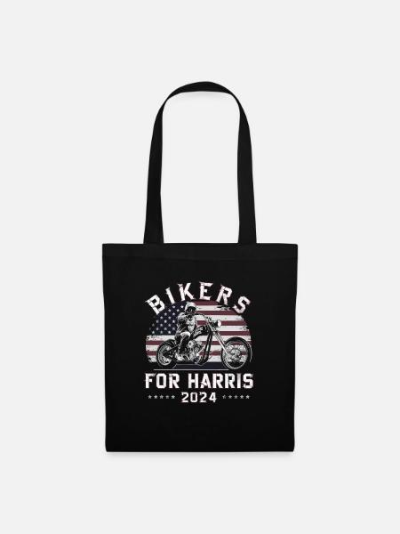 Bikers For Harris Kamala 2024 - Stoffbeutel - Schwarz