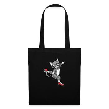 Figure Skating - Cat Figure Skating - Tote Bag - black - Front