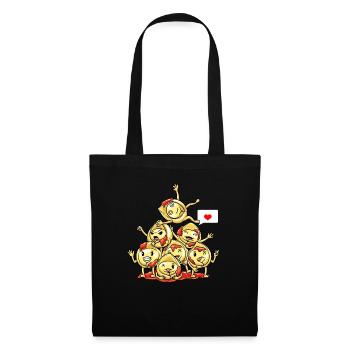 Funny Tortellini - Tote Bag - black - Front