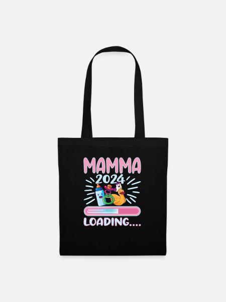 Super Mamma 2024 Loading - Stoffbeutel - Schwarz