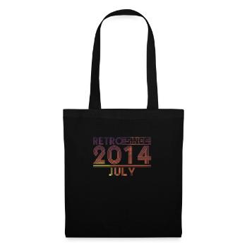 Rétro Anniversaire Juillet 2014 - Ligne Sunset - Sac en tissu - noir - Devant