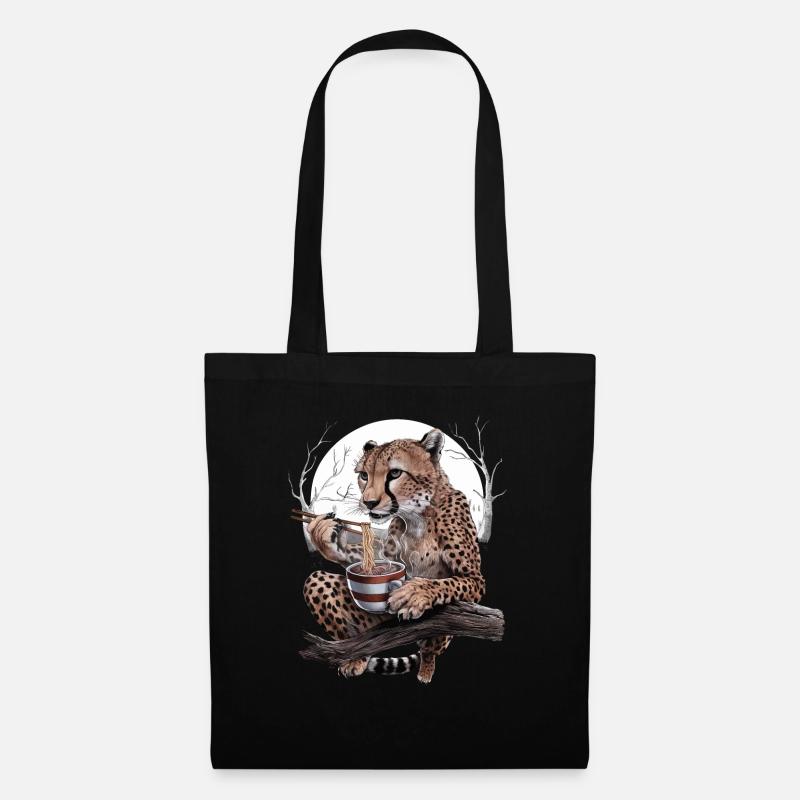 Gepard - Stoffbeutel - Schwarz