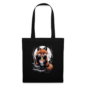 Fuchs - Stoffbeutel - Schwarz - Vorne