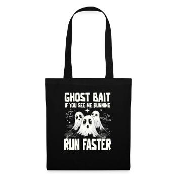 Appât fantôme Paranormal Chasseur de fantômes - Sac en tissu - noir - Devant