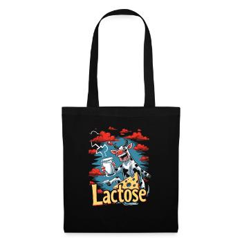 Lactose tolerant or lactose intolerant - Tote Bag - black - Front