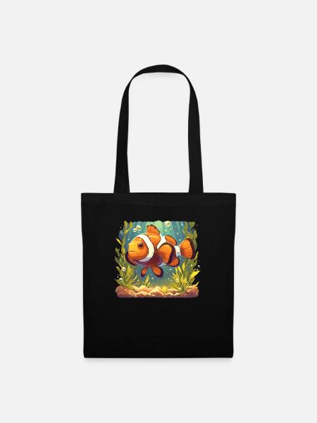 Clownfish Clownfische Clownfisch - Stoffbeutel - Schwarz
