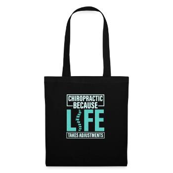 Chiropractic Life Physical Therapist Chiropractic - Tote Bag - black - Front