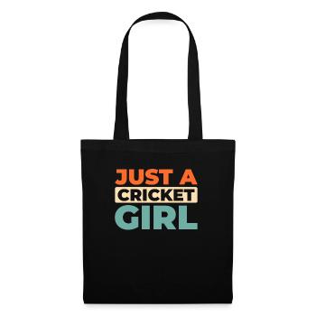 Cricket Just A Cricket Girl - Tote Bag - black - Front