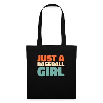 Baseball Just A Baseball Girl - Tote Bag - black - Front