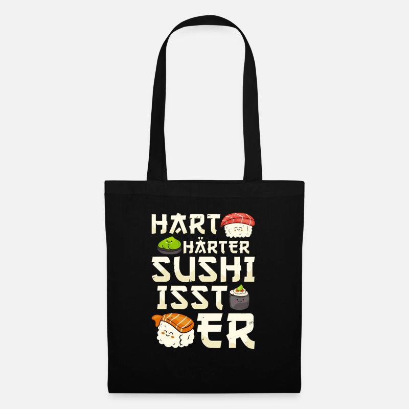 Sushi - Stoffbeutel - Schwarz