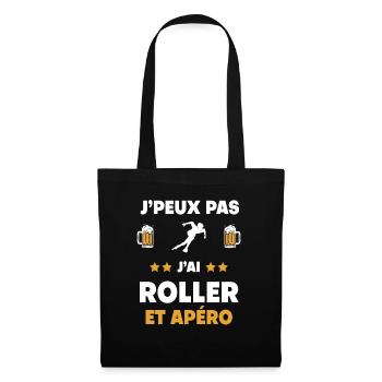 I can't I have roller aperitif gift - Tote Bag - black - Front