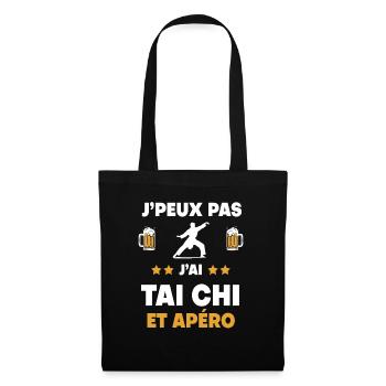 I can't I have tai chi aperitif gift - Tote Bag - black - Front