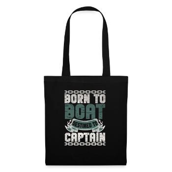 Boat Captain Funny Boat Sailing Lake Boater - Tote Bag - black - Front