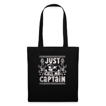 Boat Captain Funny Boat Sailing Lake Boater - Tote Bag - black - Front