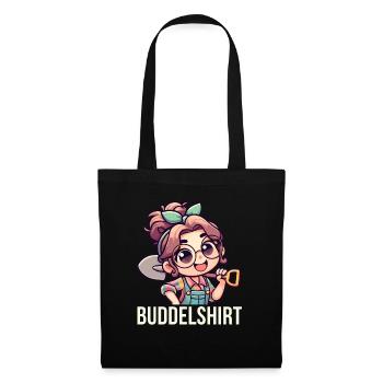 Garten Geschenk Gärtnerin Geburtstag Geschenk - Stoffbeutel - Schwarz - Vorne