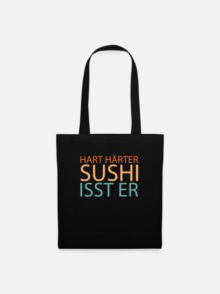 Sushi - Stoffbeutel - Schwarz
