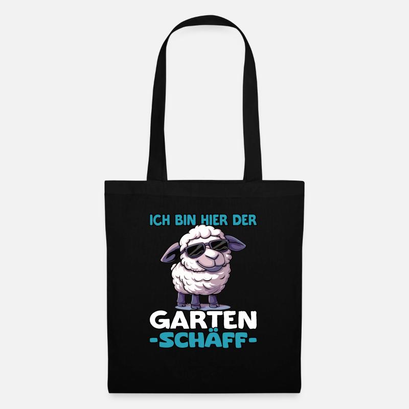 Ich bin hier der Garten Schäff | Chef Gärtner - Stoffbeutel - Schwarz