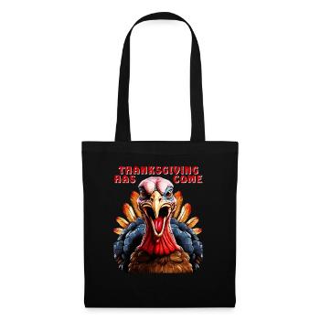 TRUTHAHN THANKSGIVING HAS COME - Stoffbeutel - Schwarz - Vorne