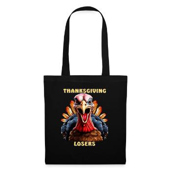 TRUTHAHN THANKSGIVING LOSERS - Stoffbeutel - Schwarz - Vorne