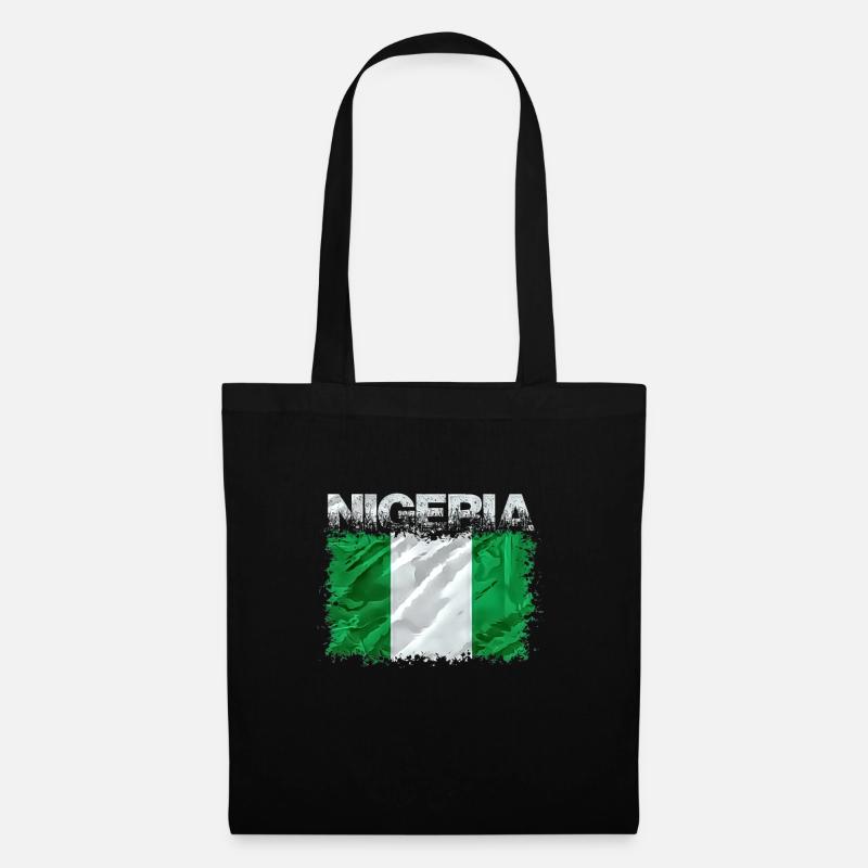 Nigeria - Stoffbeutel - Schwarz