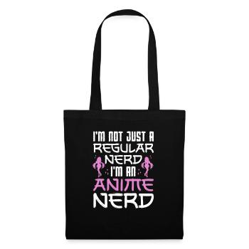 Not Regular Nerd Anime Nerd Japanese Anime Manga - Tote Bag - black - Front