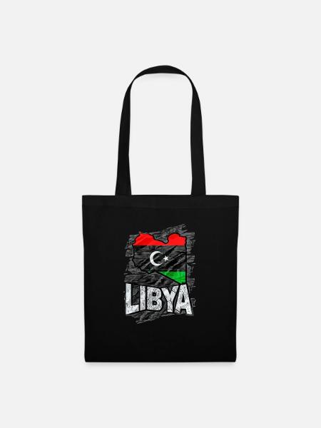 Libyen - Stoffbeutel - Schwarz