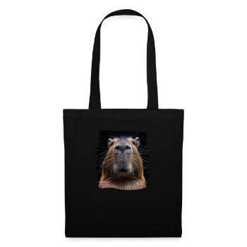 Capybaras Capybara - Stoffbeutel - Schwarz - Vorne