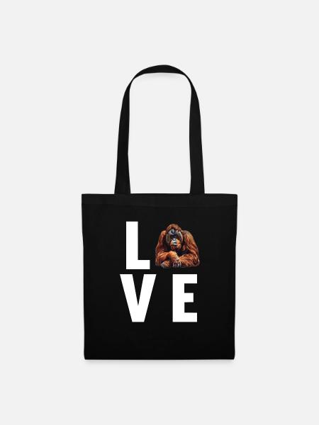 Orang-outan Orangs-outans Orang-outan - Sac en tissu - noir