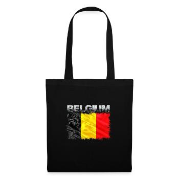 Belgique - Sac en tissu - noir - Devant
