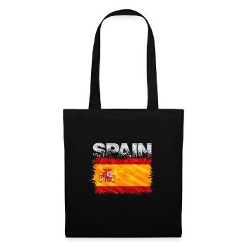 Espagne - Sac en tissu - noir - Devant